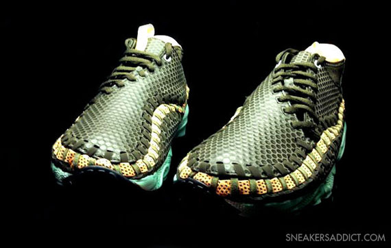 Nike Footscape Chukka Woven Motion Brown Mint 1