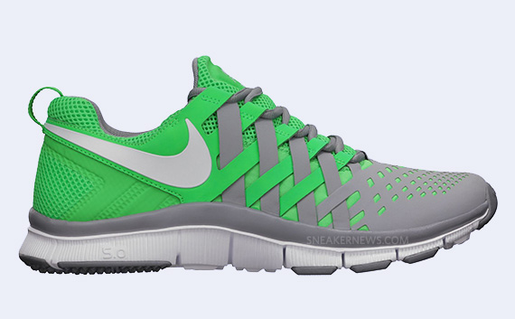Nike Free Trainer 5 0 Poison Green Stadium Grey 2