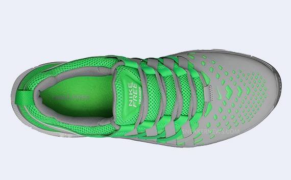 Nike Free Trainer 5 0 Poison Green Stadium Grey 4