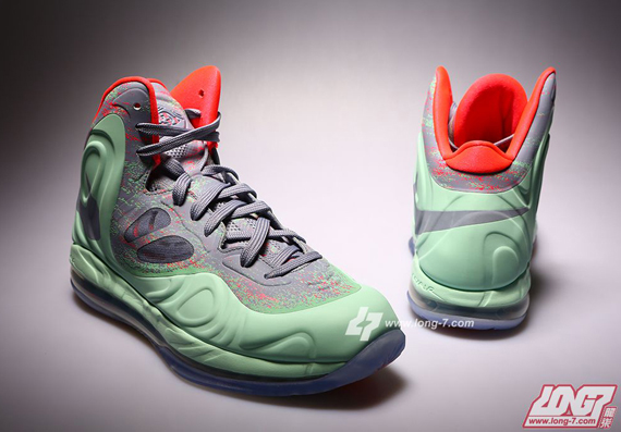 Nike Hyperposite Mint Grey Red 6