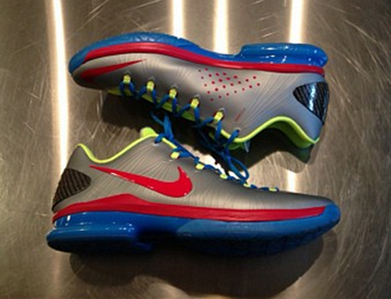 Nike KD V Elite – Grey – Red – Royal PE
