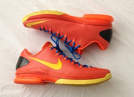Nike KD V Elite - Team Orange - Tour Yellow - Total Orange - Photo Blue