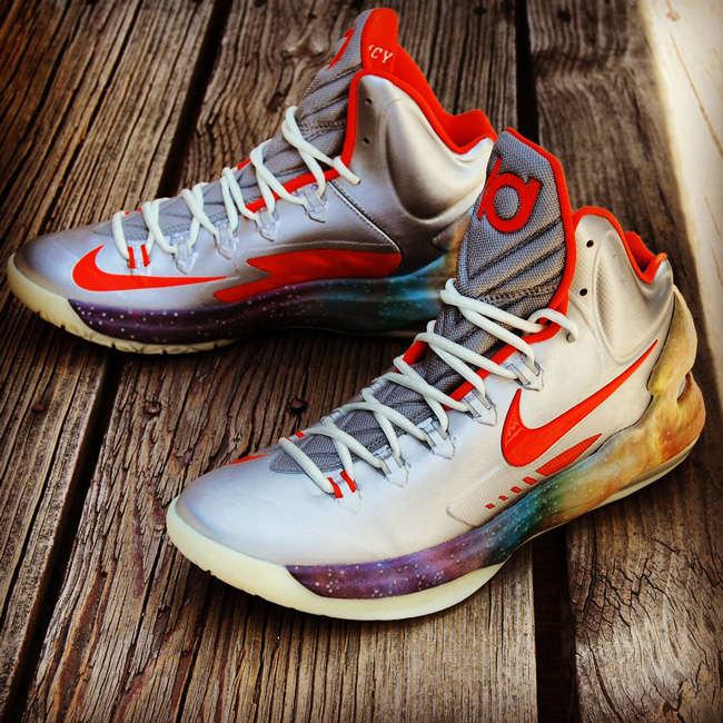 Nike Kd V Galaxy Customs Gourmet Kickz 1