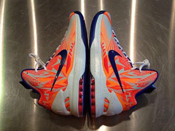 Nike KD V - Orange/Navy Graphic PE