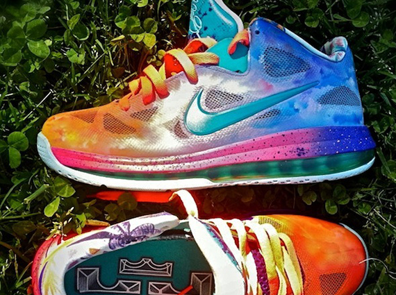Nike LeBron 9 Low "Horizon" By District Customs