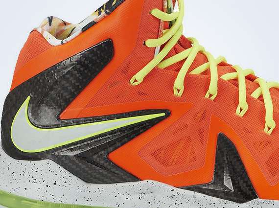 Nike LeBron X Elite - Total Crimson - Fiberglass - Black - Volt