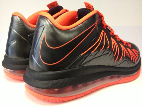 Nike Lebron X Low Black Total Crimson Release Reminder 03
