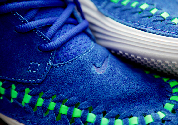 Nike Solarsoft Moccasin Woven - Hyper Blue - Poison Green