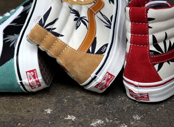 Vans Vault Sk8 Hi Og Palm Leaf Pack Available
