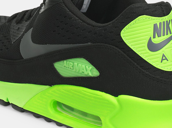 Nike Air Max 90 EM - Black - Flash Lime