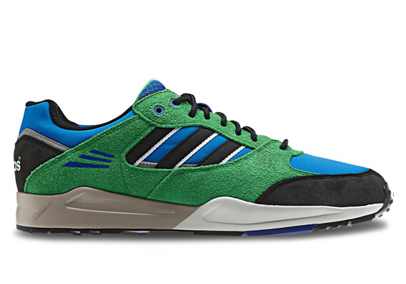 Adidas Originals Tech Super Bluebird Black Real Green 2