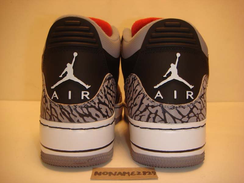 Air Jordan Iii Black Cement Force Fusion Unreleased Sample 25