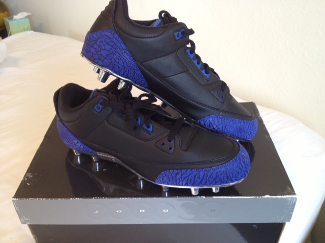 Air Jordan Iii Marvin Harrison Pe Cleat 05