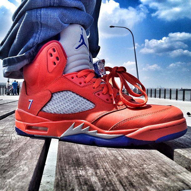 Air Jordan V Melo On Feet 01