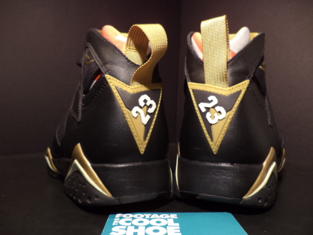Air Jordan Vii Gold Moments Olympic Tongue 02