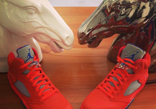 Carmelo Anthony Shows Off His Air Jordan V “Melo”