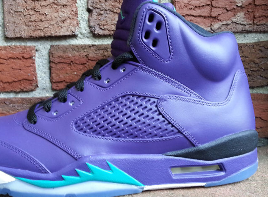 Air Jordan V "Extra Grape" Customs by Ecentrik Artistry
