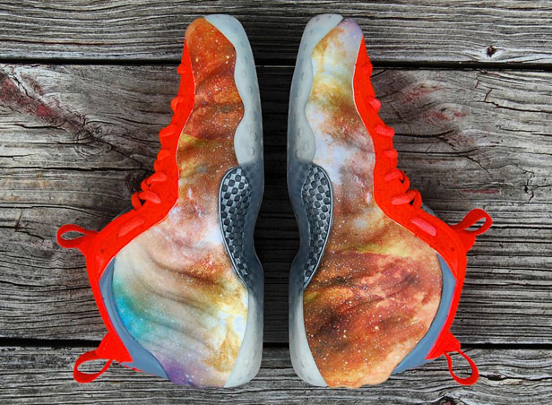 Nike Air Foamposite One "Big Bang-Alike" Customs by Gourmet Kickz