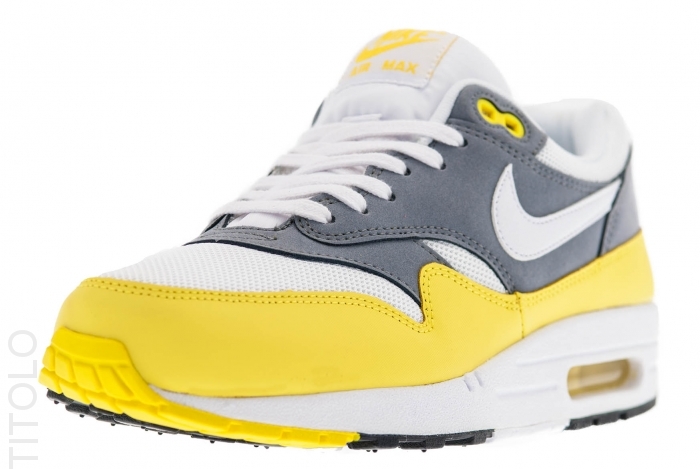 Nike Air Max 1 Essential Grey White Yellow 03