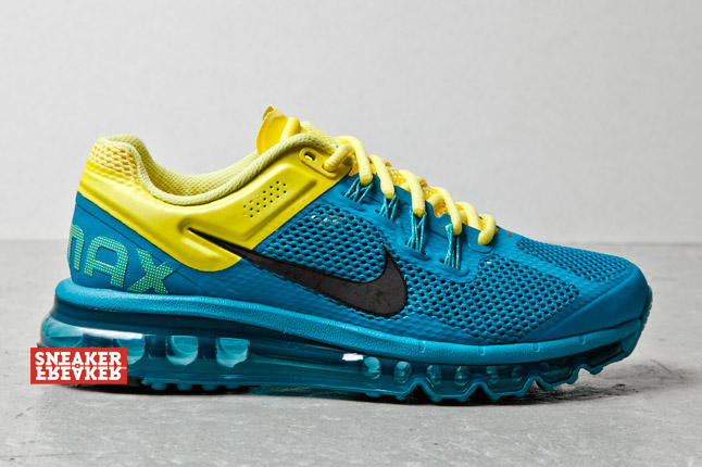 Nike Air Max 2013 Tropical Teal Sonic Yellow 2