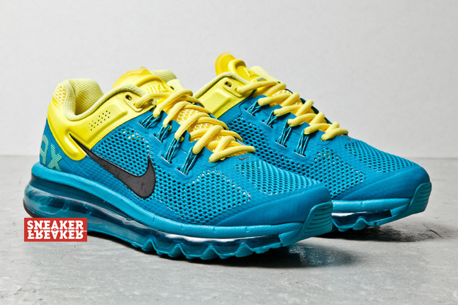 Nike Air Max 2013 Tropical Teal Sonic Yellow 3