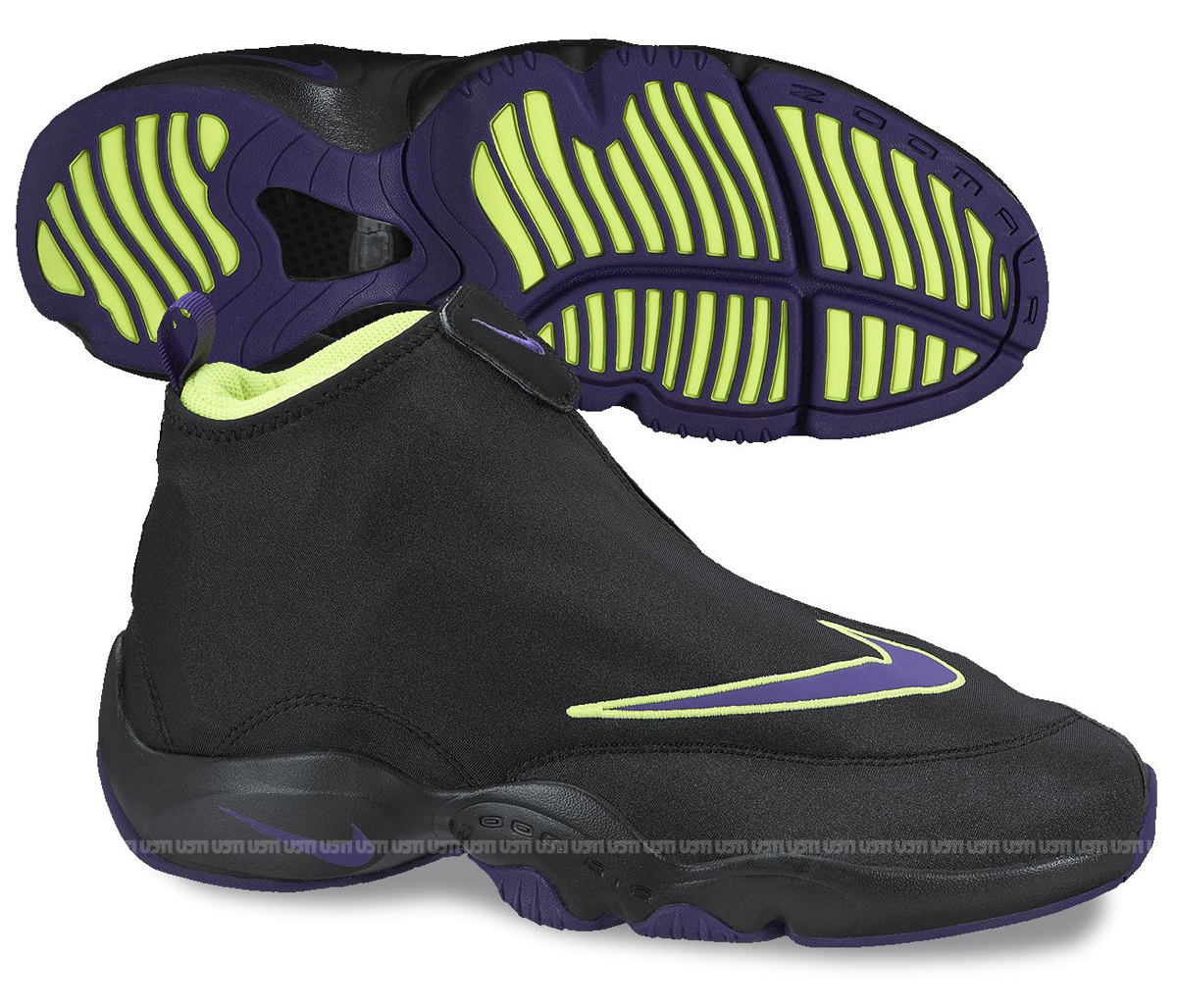 Nike Air Zoom Flight The Glove Black Court Purple Volt 2