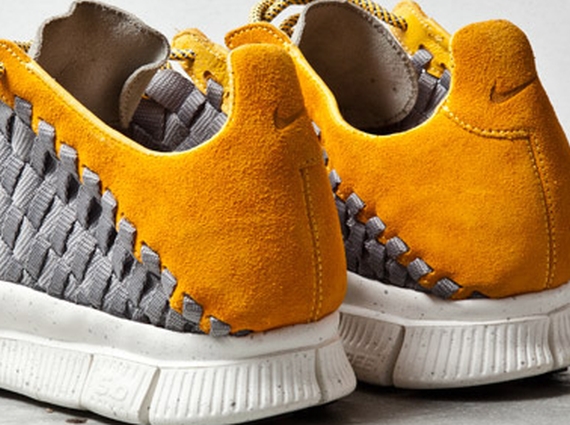 Nike Free Inneva Woven Mine Grey Laser Orange