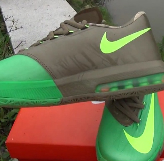 Nike Kd 6 Green Grey Yellow