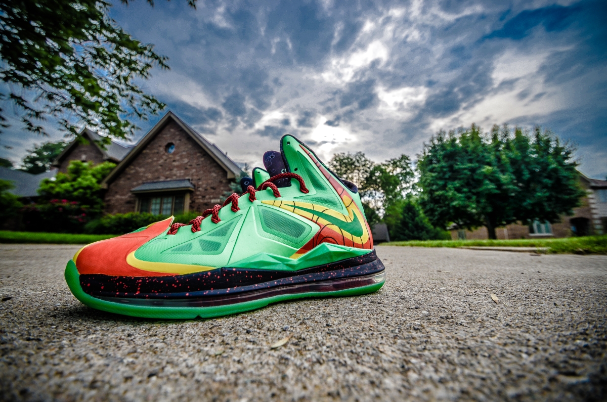 Nike LeBron X "Weatherman" Customs by DMC Kicks