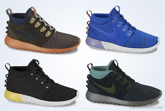 Nike Roshe Run Winter Mid - Upcoming Colorways