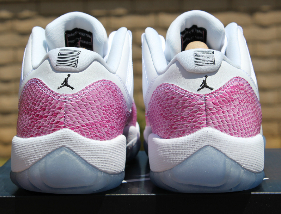 Pink Snakeskin Jordans 9