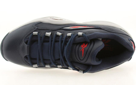 Reebok Question Low Navy Red 5