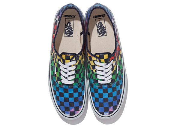 Xlarge Vans Authentic Tie Dye Checker Flag 6