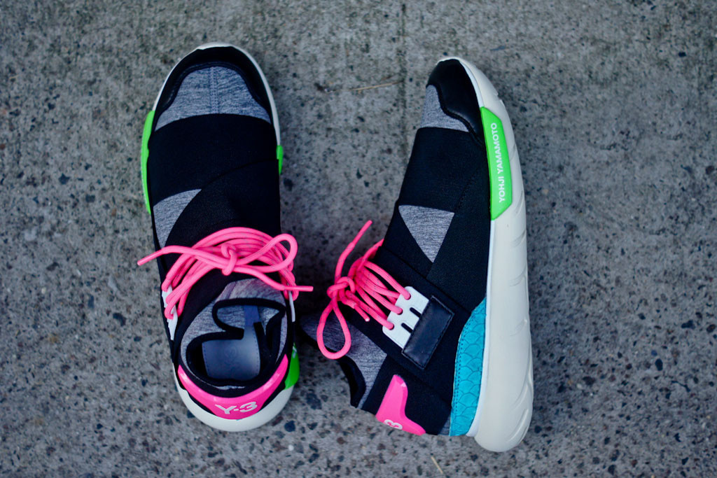 Adidas Y3 Qasa Black Neon 3