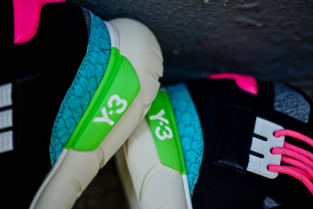 Adidas Y3 Qasa Black Neon 4
