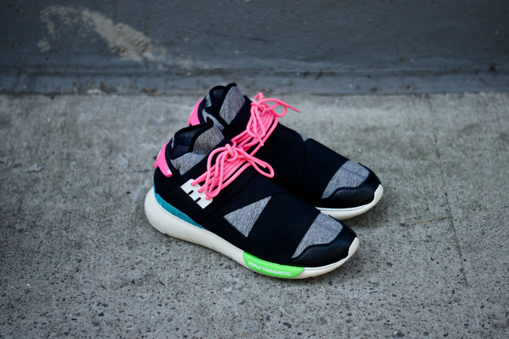 Adidas Y3 Qasa Black Neon 5