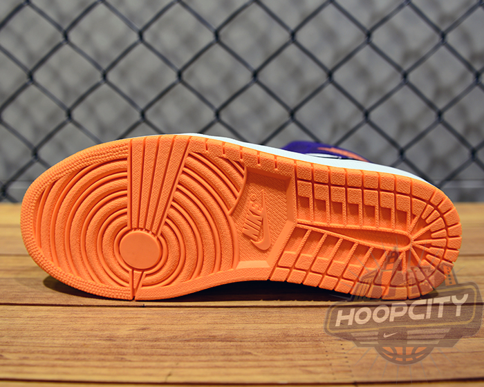 Air Jordan 1 Mid White Bright Citrus Court Purple Black 1