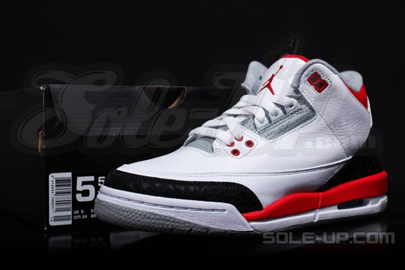 Air Jordan Iii Fire Red Gs 6