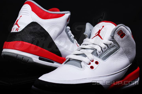 Air Jordan Iii Fire Red Gs 8