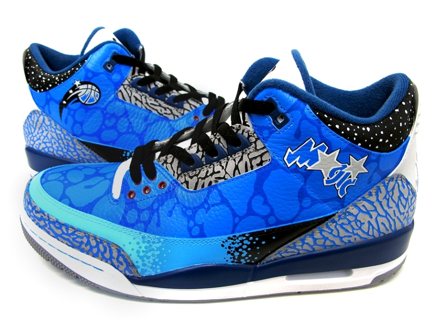 Air Jordan Iii Orlando Magic Customs Sekure D 01