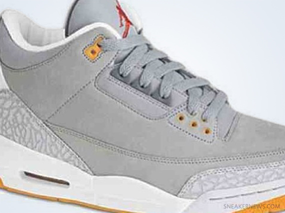 Air Jordan Iii Retro Grey Yellow 1