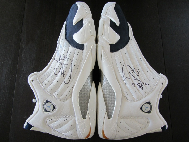 Air Jordan Xiv Eddie Jones Memphis Grizzlies Autographed Pe 14