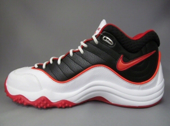 Air Zoom Uptempo V White Red Black 3