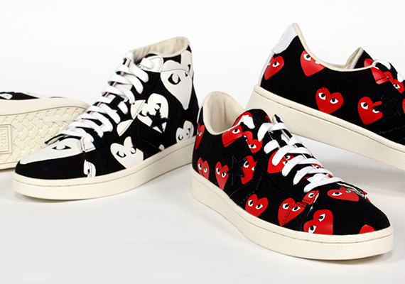 Comme des Garçons PLAY x Converse Pro Leather Collection - Available at Additional Retailers