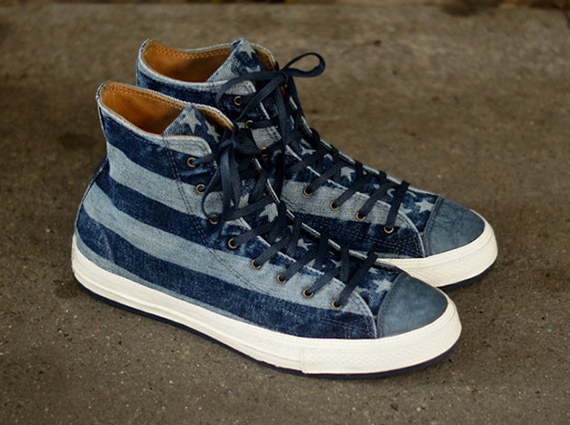 Converse First String Denim Stars And Stripes 8