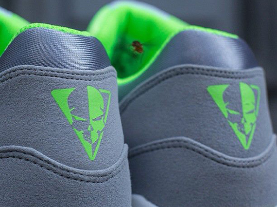 Nike Air Max 1 Premium - Wolf Grey - White - Flash Lime