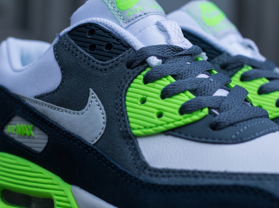 Nike Air Max 90 White Navy Green