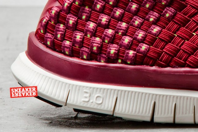 Nike Free Woven Cherry Green 2