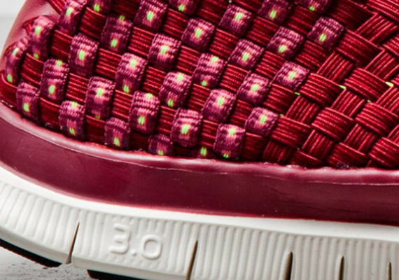 Nike Free Woven Cherry Green