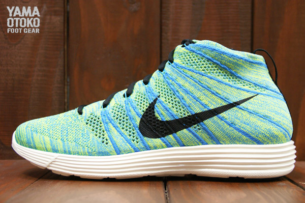 Nike Lunar Flyknit Chukka Blue Glow Black Volt Sail 04